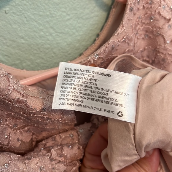 Adorable and Classic Pink Lace Girl Dress - Picture 6 of 6